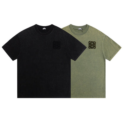 LOC30 New men's and women's  high-quality summer short sleeved shirts clothing