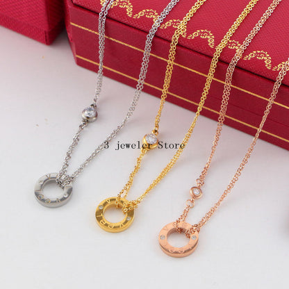 CAN24 Necklace 316L steel plating gold Jewelry