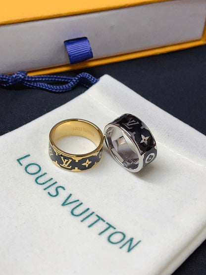 J140   Men's and women's titanium steel ring jewelry