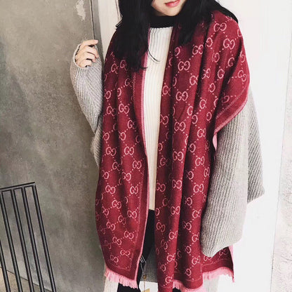 XGC7 cashmere blend 65-180CM Scarf