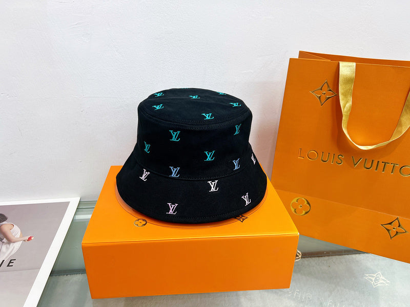 LVH01 New fisherman hat, can be worn on both sides Hats