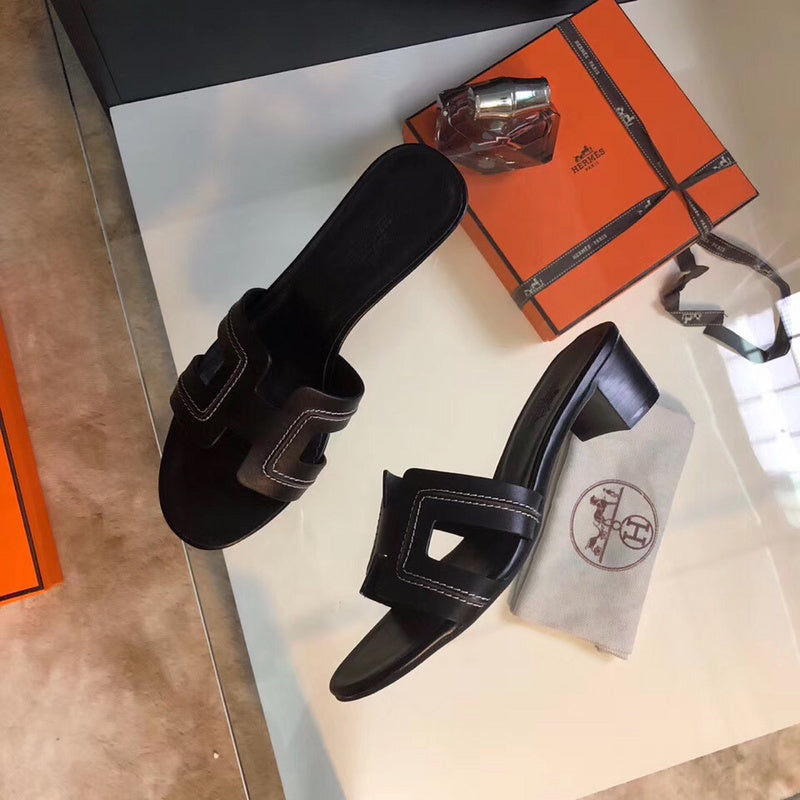 OHS01 Couples slipper Leather Shoes 35-42 with box