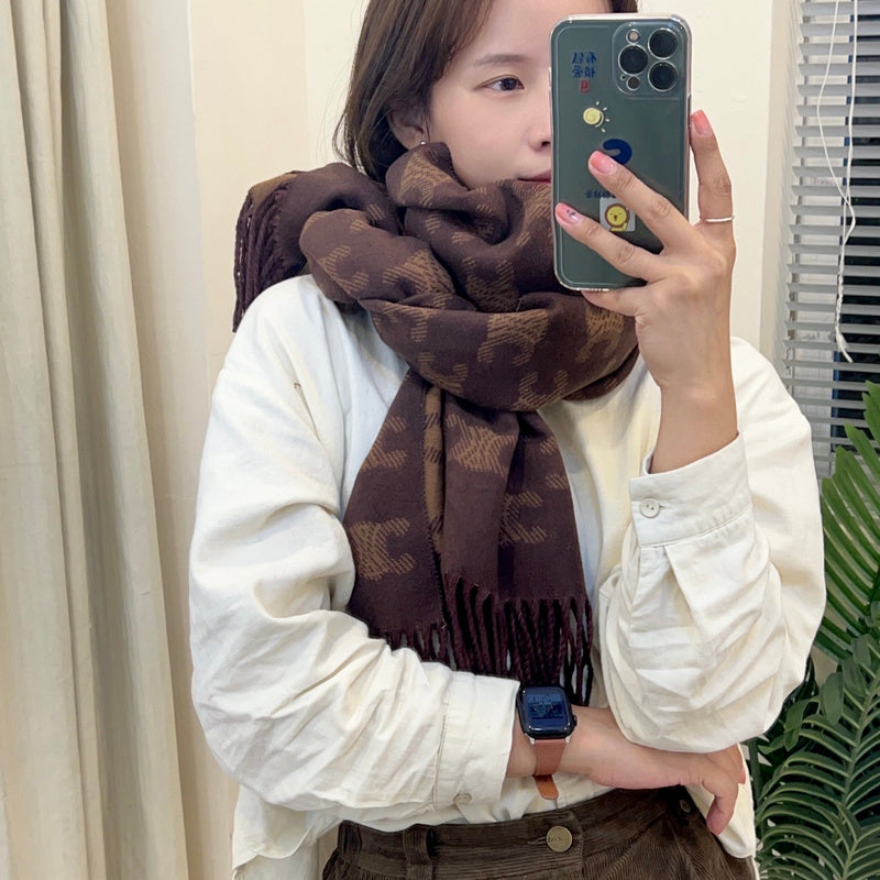 CSC11 Cashmere blend 65-180CM Scarf