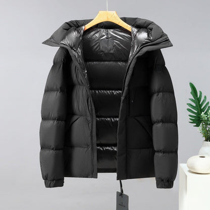 MOC72  New fall and winter hooded stand-up collar down jacket