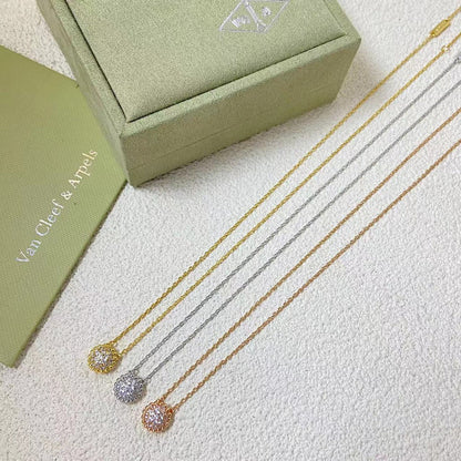 VAN40   New Product Full Diamond Candy Necklace Jewelry