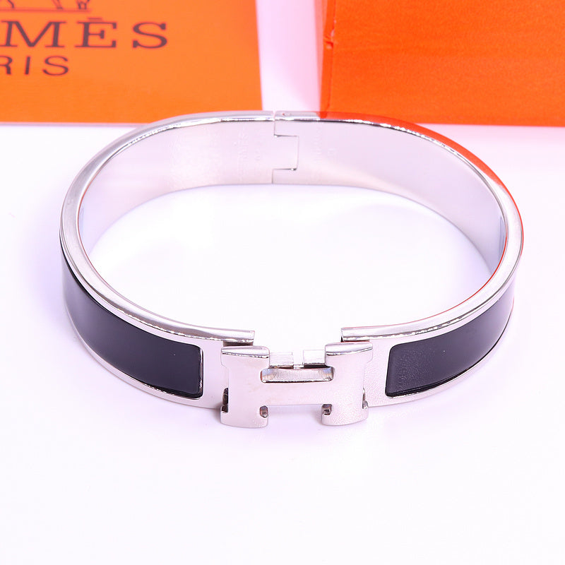 HB37 Bracelet 316L steel plating gold high quality bangles for women wonderful gift jewelry  size 17