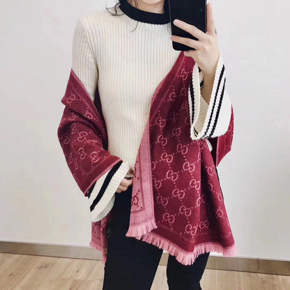 XGC7 cashmere blend 65-180CM Scarf