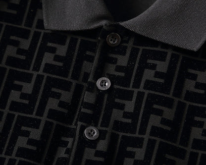 FDC10  Men's short sleeved lapel polo shirt clothing