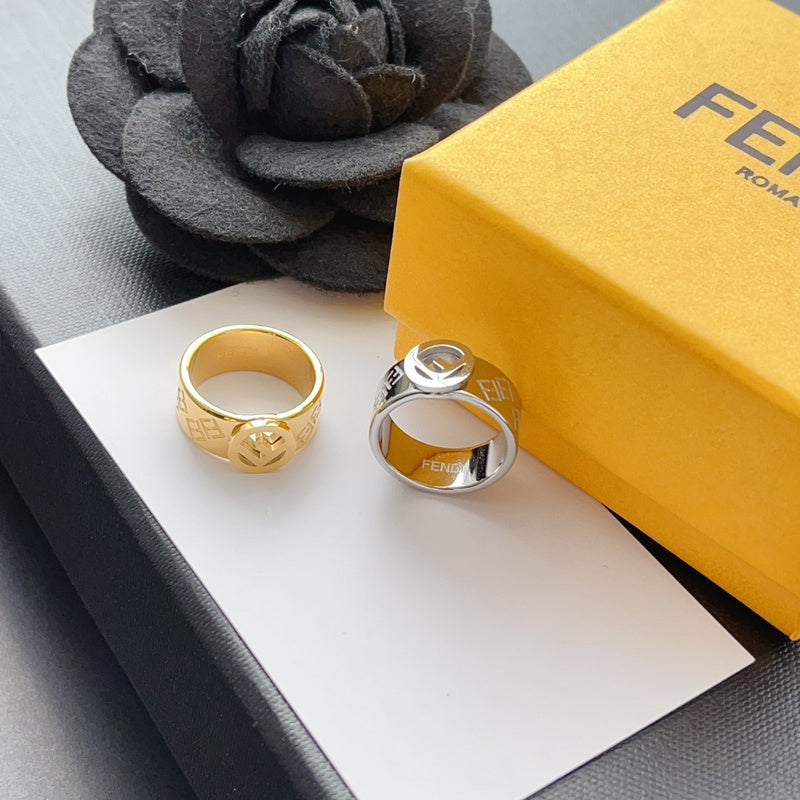 J119  Men's and women's titanium steel ring jewelry