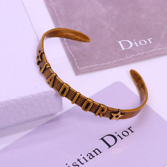 DIB7 Bracelet 316L steel plating gold Bangle Jewelry