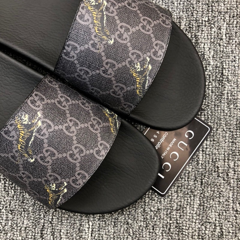 YGS13 shoes man and women slippers with all packaging