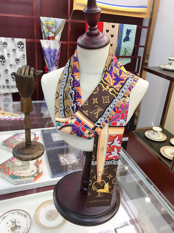 XLC9 Silk satin 8-120CM scarf