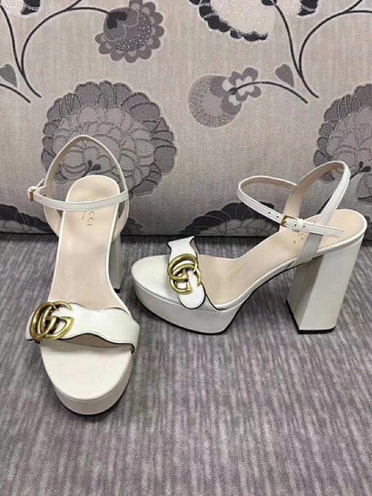 OGS4 Women real leather 8 Or 10CM shoes size 35-42 with box