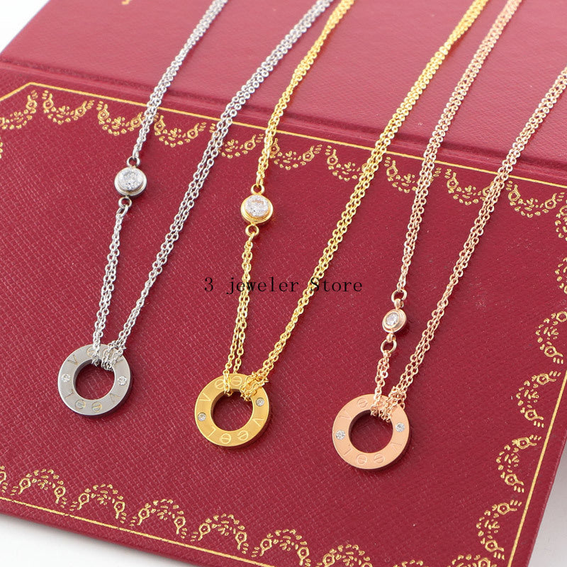 CAN24 Necklace 316L steel plating gold Jewelry