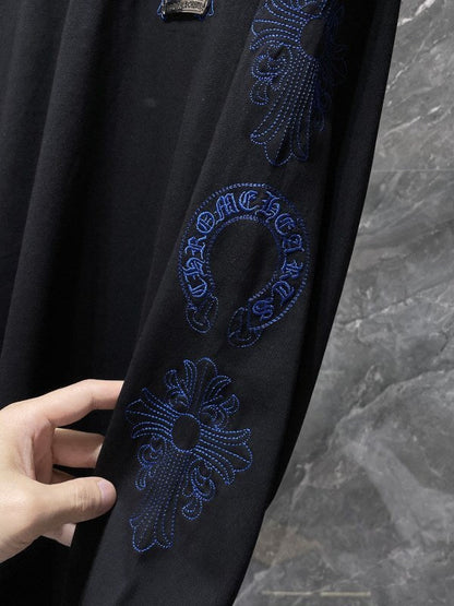 KLC20 New men's and women's pure cotton long sleeved casual clothes