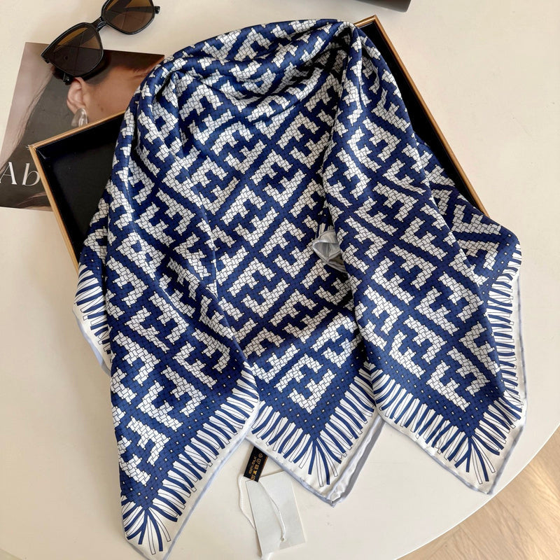 XFC16 Silk satin 90-90CM scarf