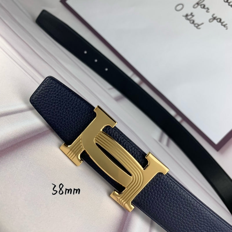 HBL5 Real leather 3.8CM 95-125CM Belt with all packing