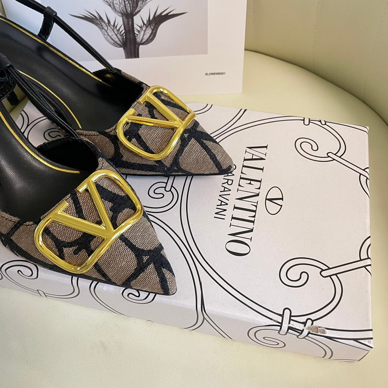 MJVS5 Leather Women 4/6/8/10CM Heel shoes 35-41 With box