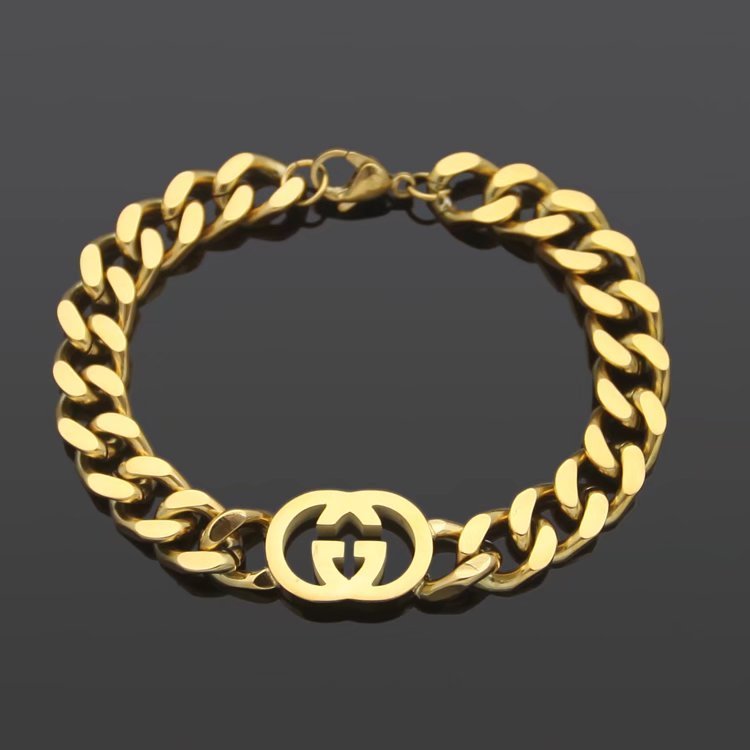 GB01   Letter gold-plated bracelet jewelry