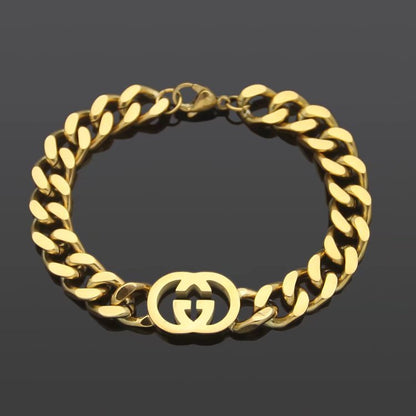 GB01   Letter gold-plated bracelet jewelry