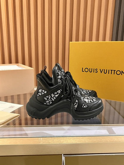 OLS39 Leather Women 5.5CM Shoes 35-41 with box