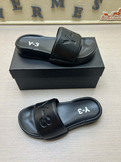 YYS1 Leather Slippers Size 38-45 Shoes with Box