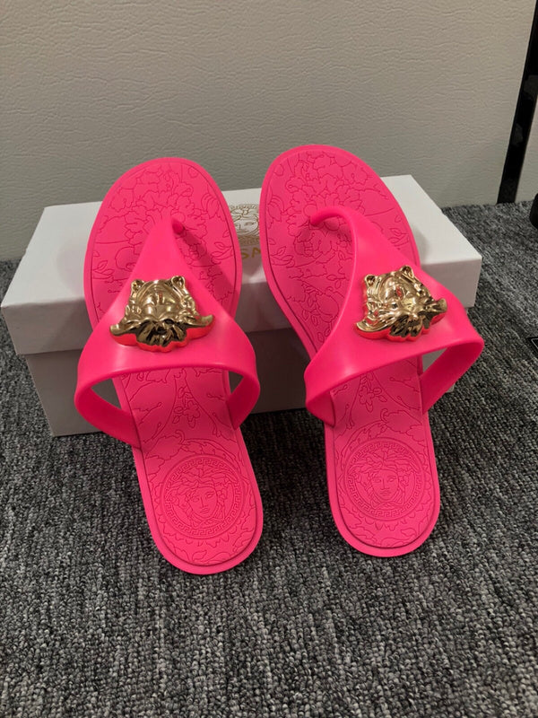 YVS8 Leather slippers couples shoes 36-45 With box