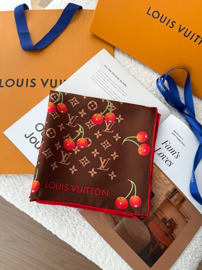 XLC12 Silk satin 90-90CM Scarf