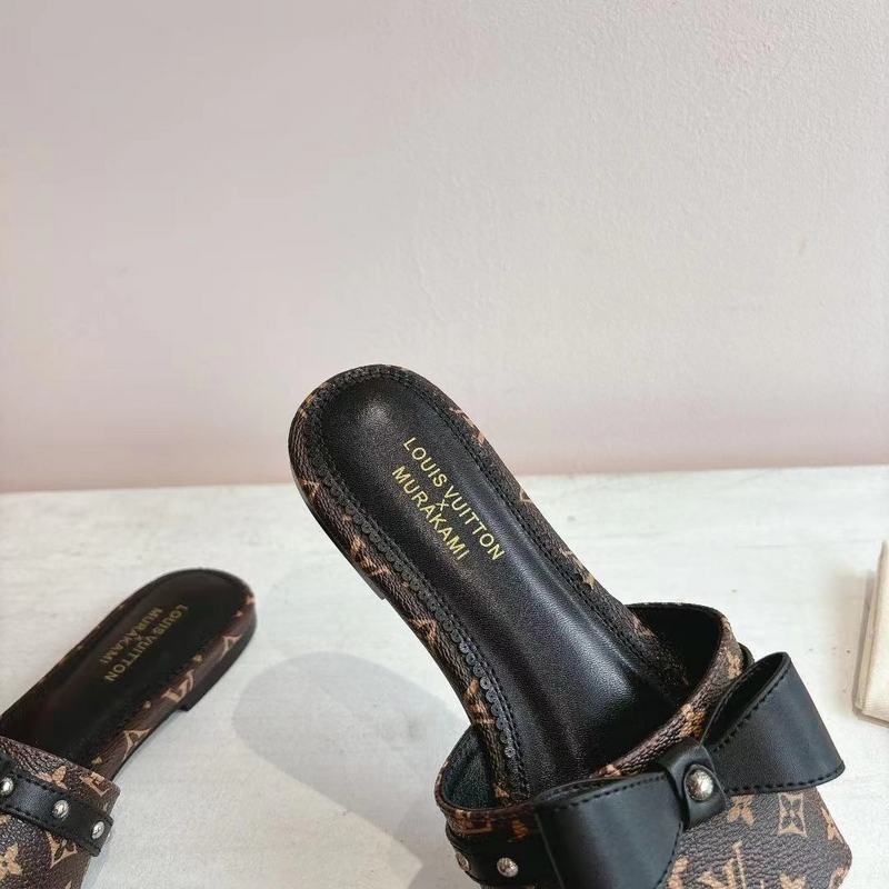 SHLS1 Women slipper Leather Shoes 35-43 with box