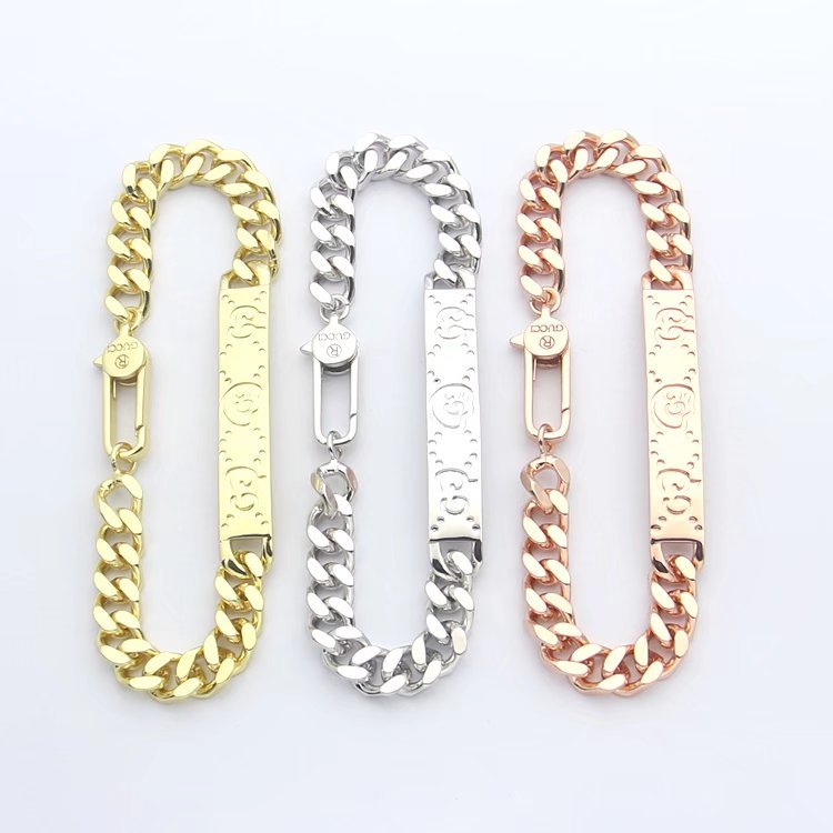 GB02   Square gold-plated bracelet jewelry