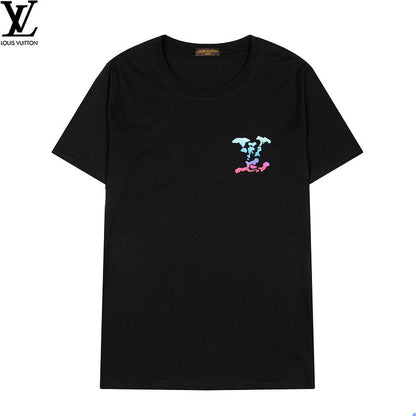 LVC126  Men's and women's digital direct-injection short-sleeved T-shirt