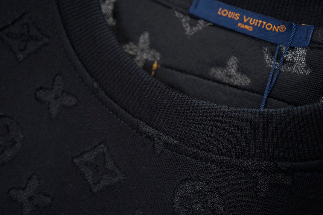 LVC403 New men's and women's spring and autumn hoodies, round neck pullovers, pure cotton clothing