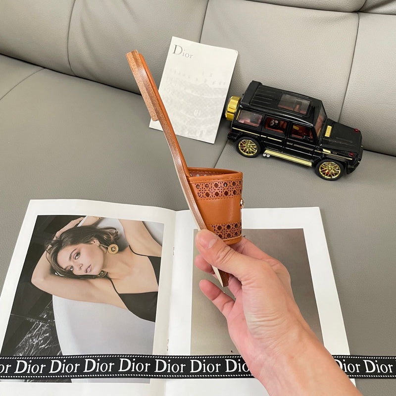 MBDS1 Leather Slippers Size 35-41 Shoes with Box