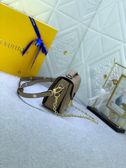 LLP040 Leather bag 21.5x13.5x6CM Bags