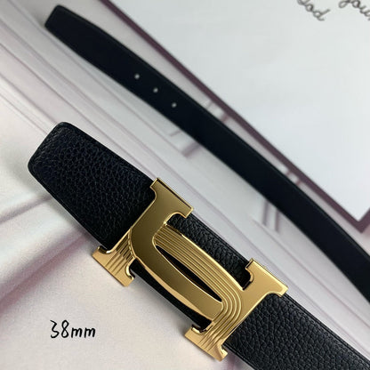 HBL5 Real leather 3.8CM 95-125CM Belt with all packing