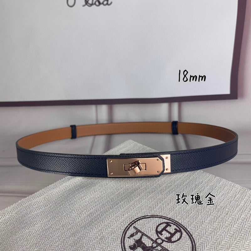 HBL7 Real leather 1.8CM 95-110CM Belt with all packing