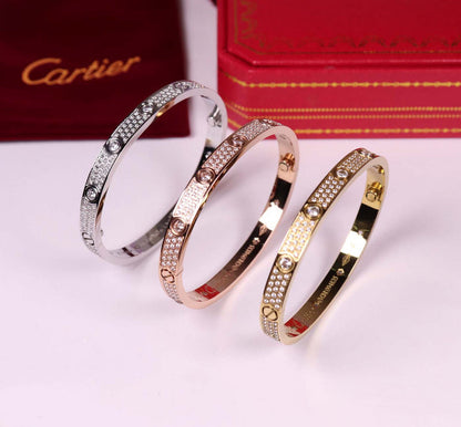 CAB40 full stone Bracelet woman and man bangle  Jewelry