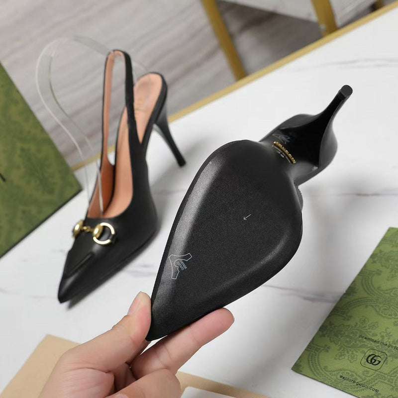 JHGS9 Slipper 8.5CM Heel Size 35-42 Shoes with box