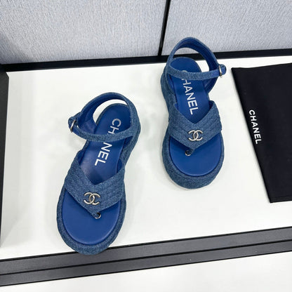 MBCS16 Leather Slippers Size 35-40 Shoes with Box