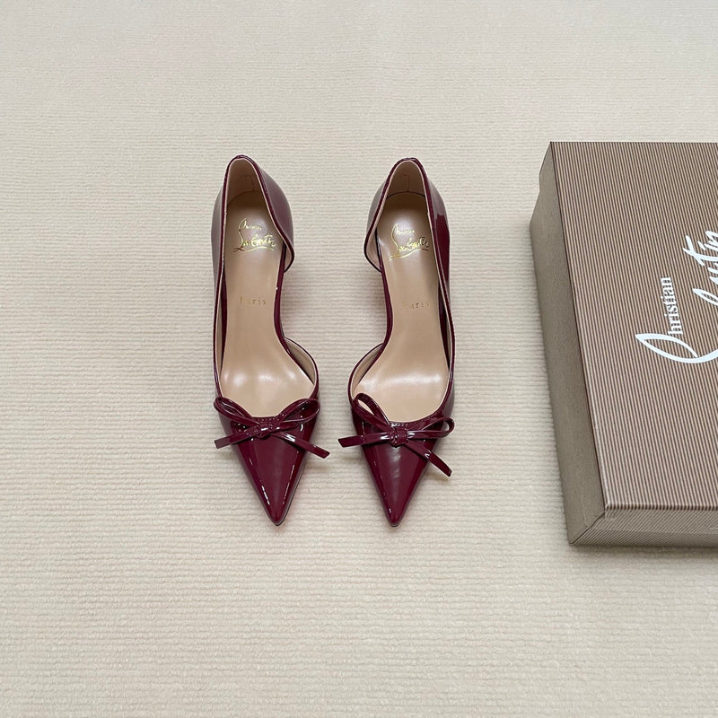 MBCL2 Women Heel 6CM 8CM 10CM Leather shoes 35-41 with box