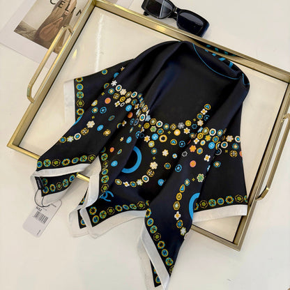 XCC35 Silk satin 70-70CM scarf