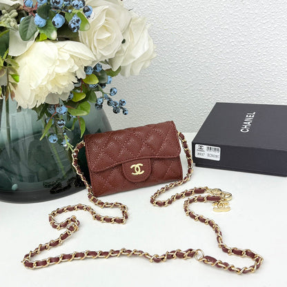 LCP04 Wallet Bag 13.1-7.5-2.1CM Leather bags with box