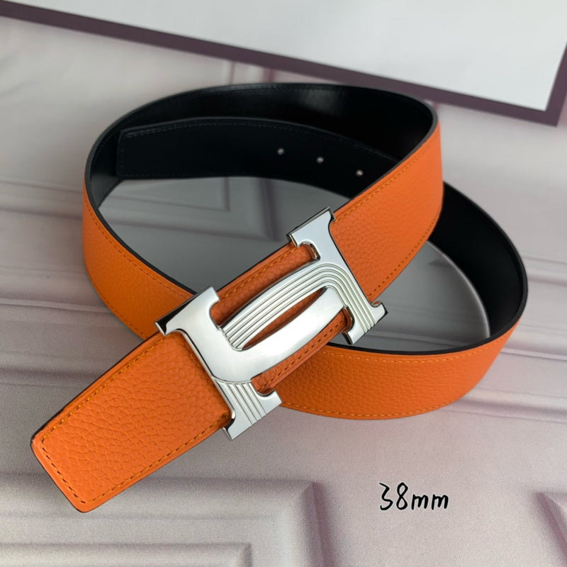 HBL5 Real leather 3.8CM 95-125CM Belt with all packing