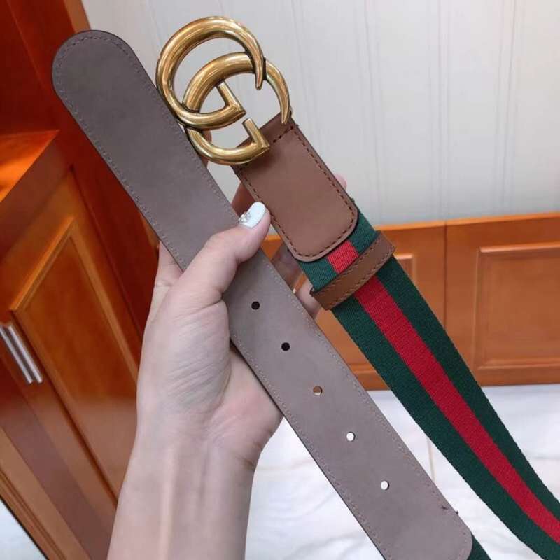 GCBL15 wide 3.8cm total length 100-125cm Leather Belt High Quality With packing