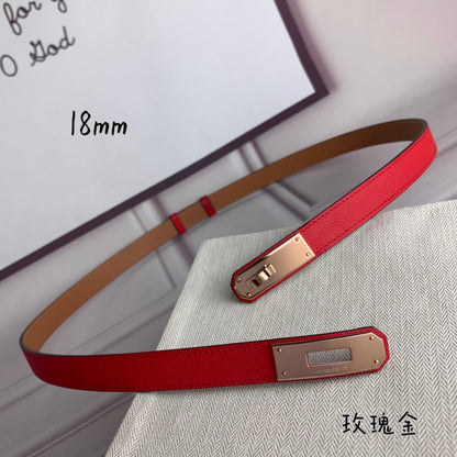 HBL7 Real leather 1.8CM 95-110CM Belt with all packing