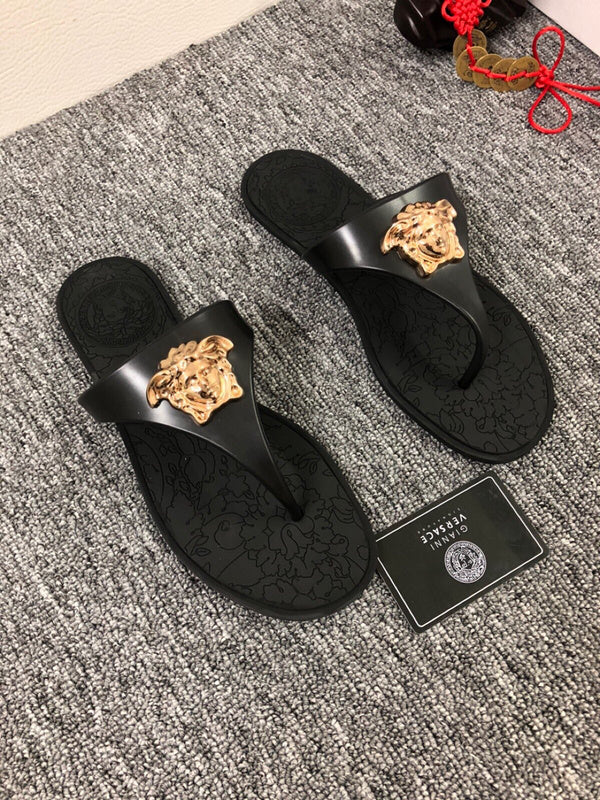 YVS8 Leather slippers couples shoes 36-45 With box