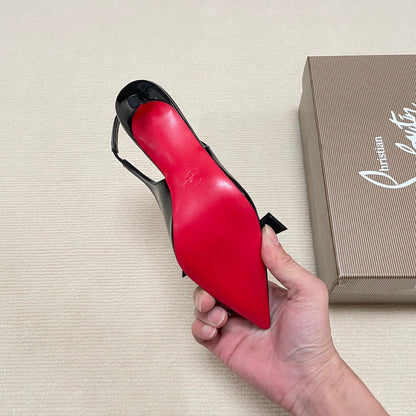 MBCL1 Women Heel 6CM 8CM 10CM Leather shoes 35-41 with box