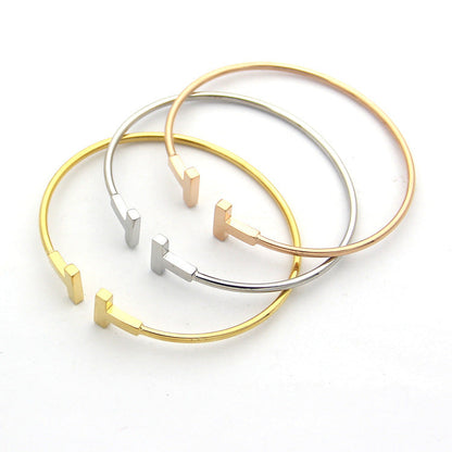 TB52 TT Classic Adjustable Bracelet 18K gold plated high quality jewelry