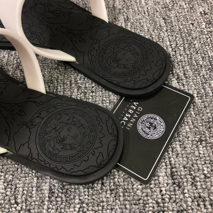 YVS8 Leather slippers couples shoes 36-45 With box