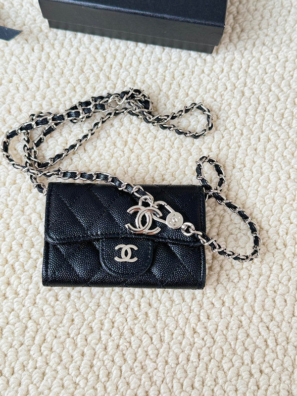 LCP02 Wallet Bag 13.1-7.5-2.1CM Leather bags with box